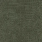 Wallpaper Celadon, deep green leather-grain relief texture
