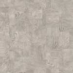Wallpaper Hessian, printed beige and grey parquet blocks