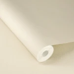 Wallpaper Biscuit, plain cream with a fine leather grain