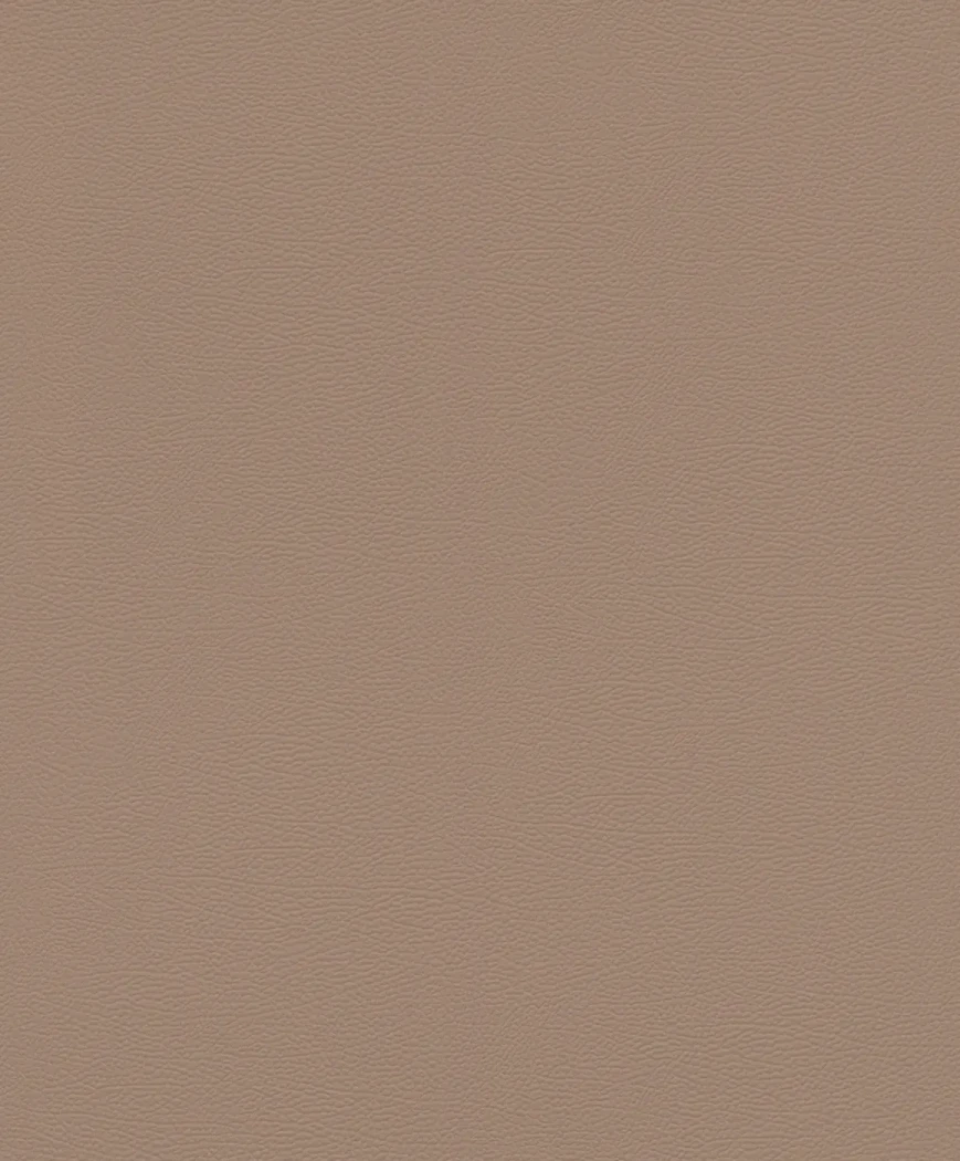 Wallpaper Sienna, plain warm taupe with a grained-leather texture