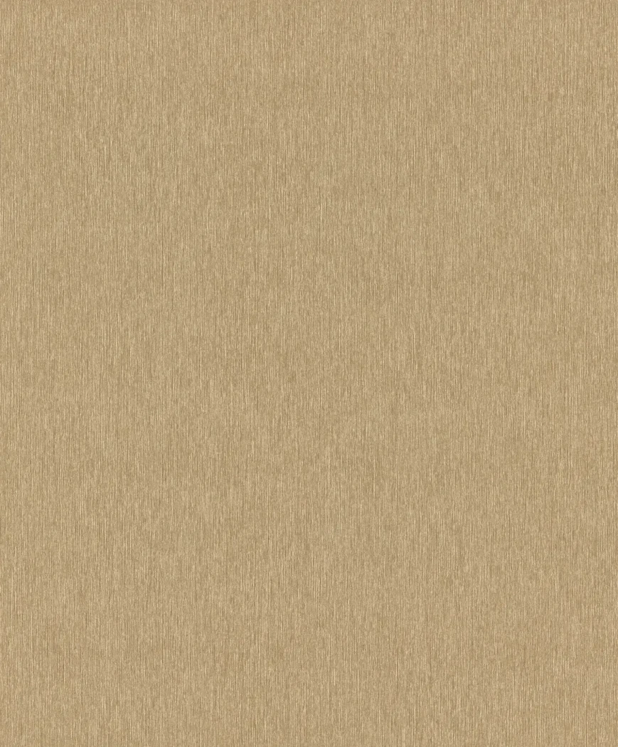 Wallpaper Silt in plain golden beige with fine vertical fibres