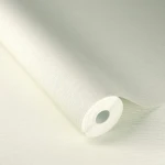 Wallpaper Snow in off-white with fine vertical striations