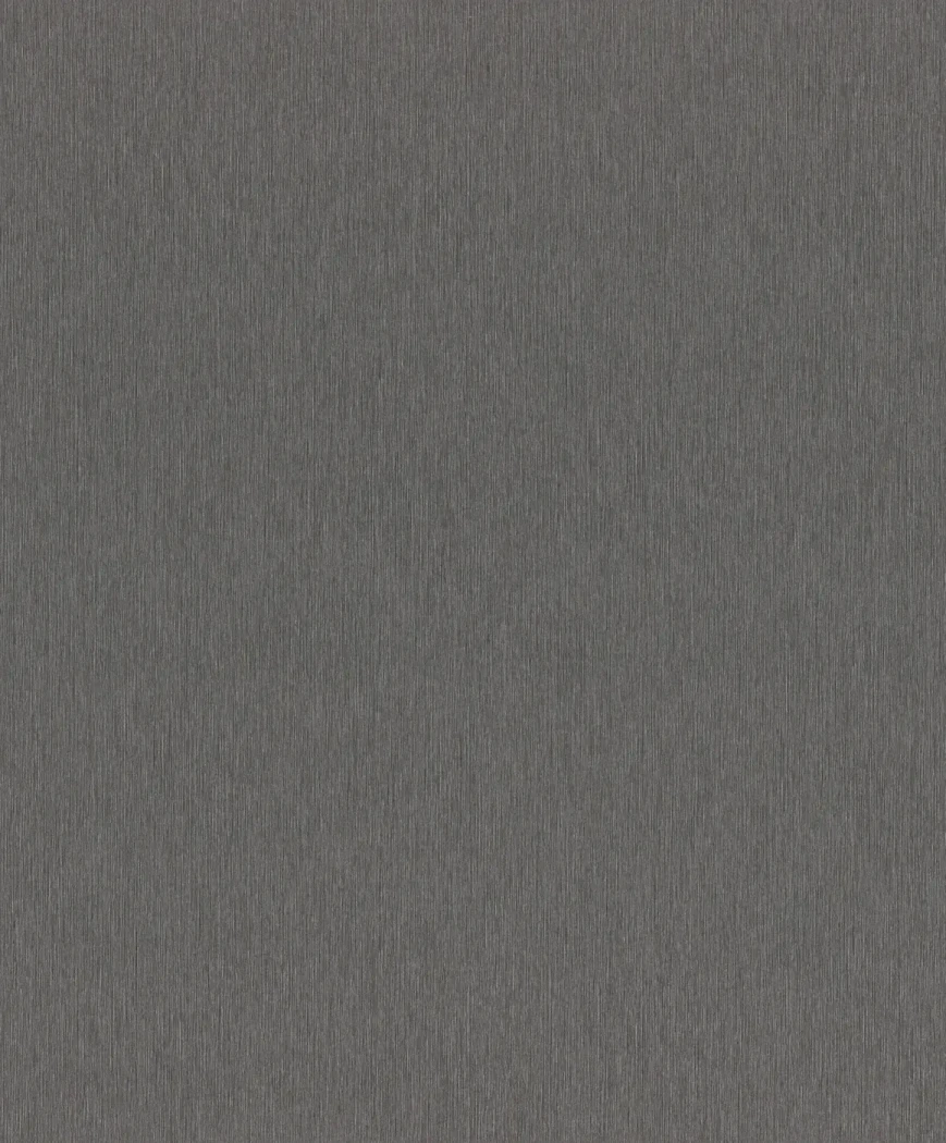 Wallpaper Mica in plain charcoal grey with fine matt fibres