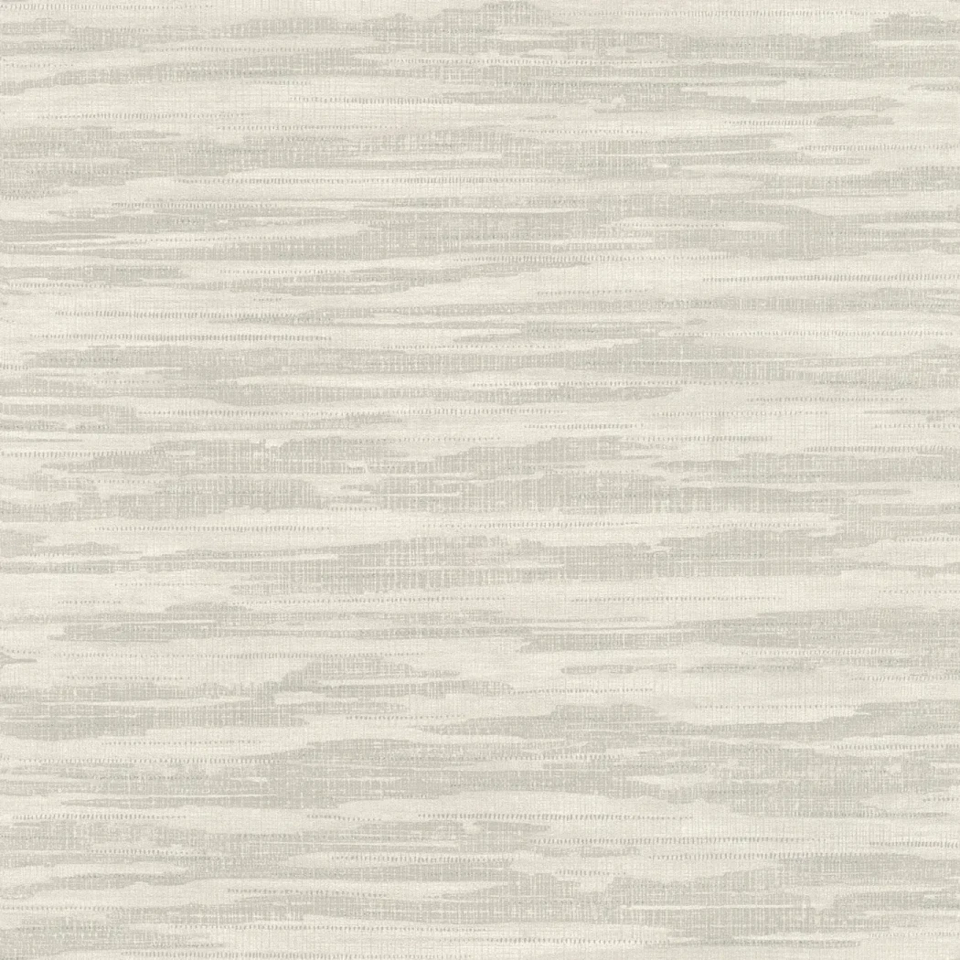 Wallpaper Champagne with horizontal abstract strokes in grey and ecru