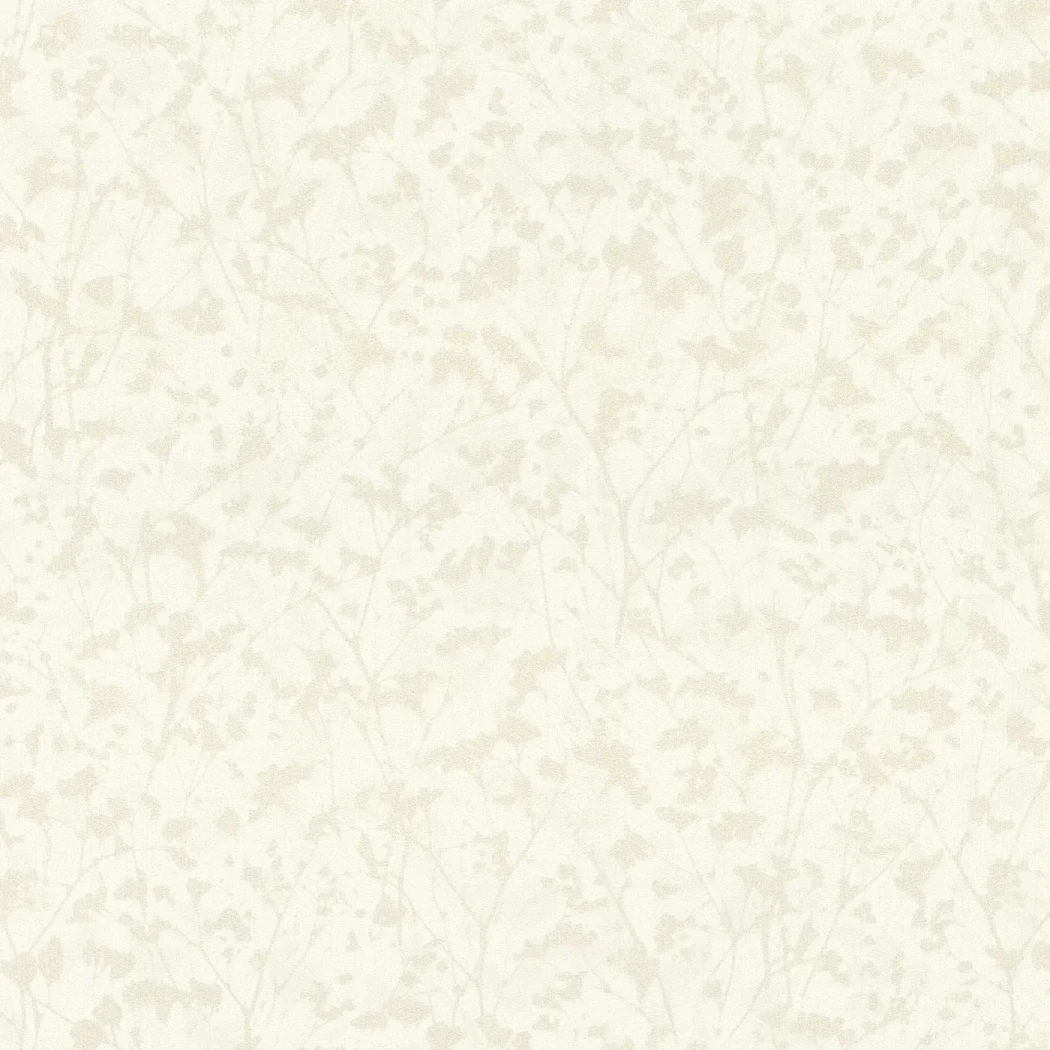 Wallpaper Alabaster with pale beige branches on off-white