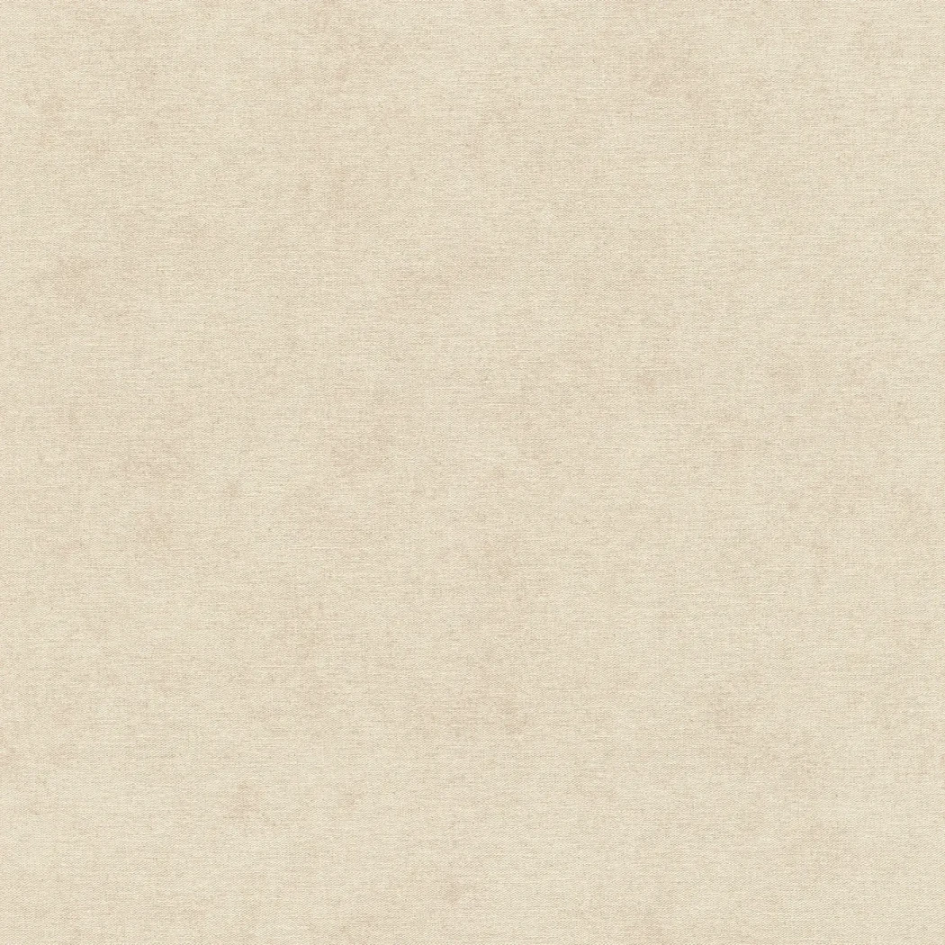 Wallpaper Leaven in plain cream with a fine linen weave