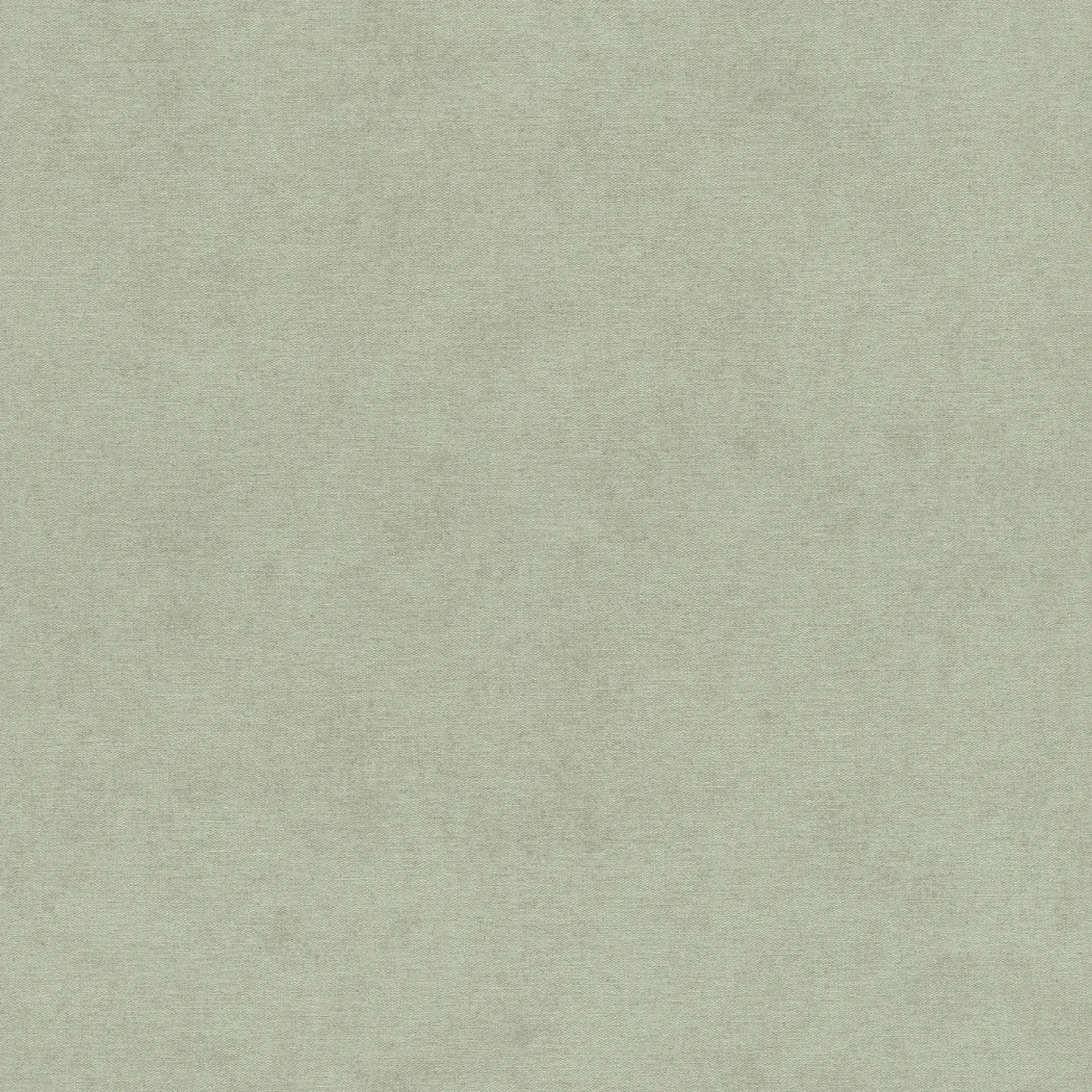 Wallpaper Daffodil in plain pale grey-green with canvas texture