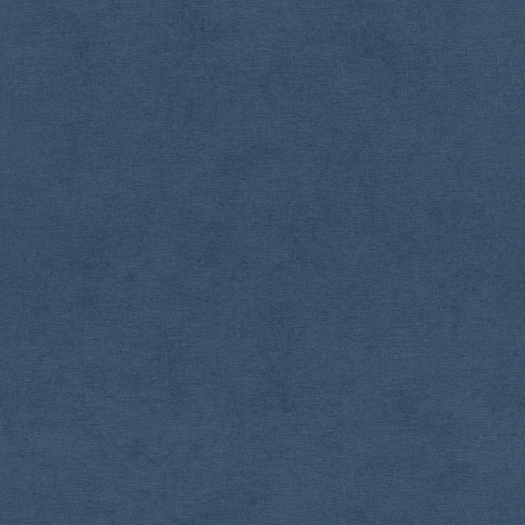 Wallpaper Cornflower in plain slate blue with a fabric grain