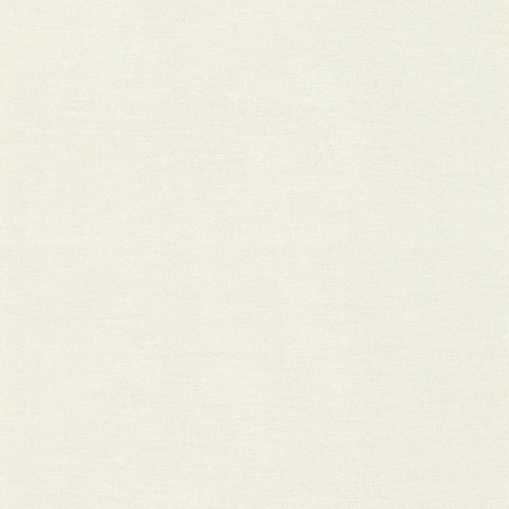 Wallpaper Porcelain, plain off-white with a fine linen texture