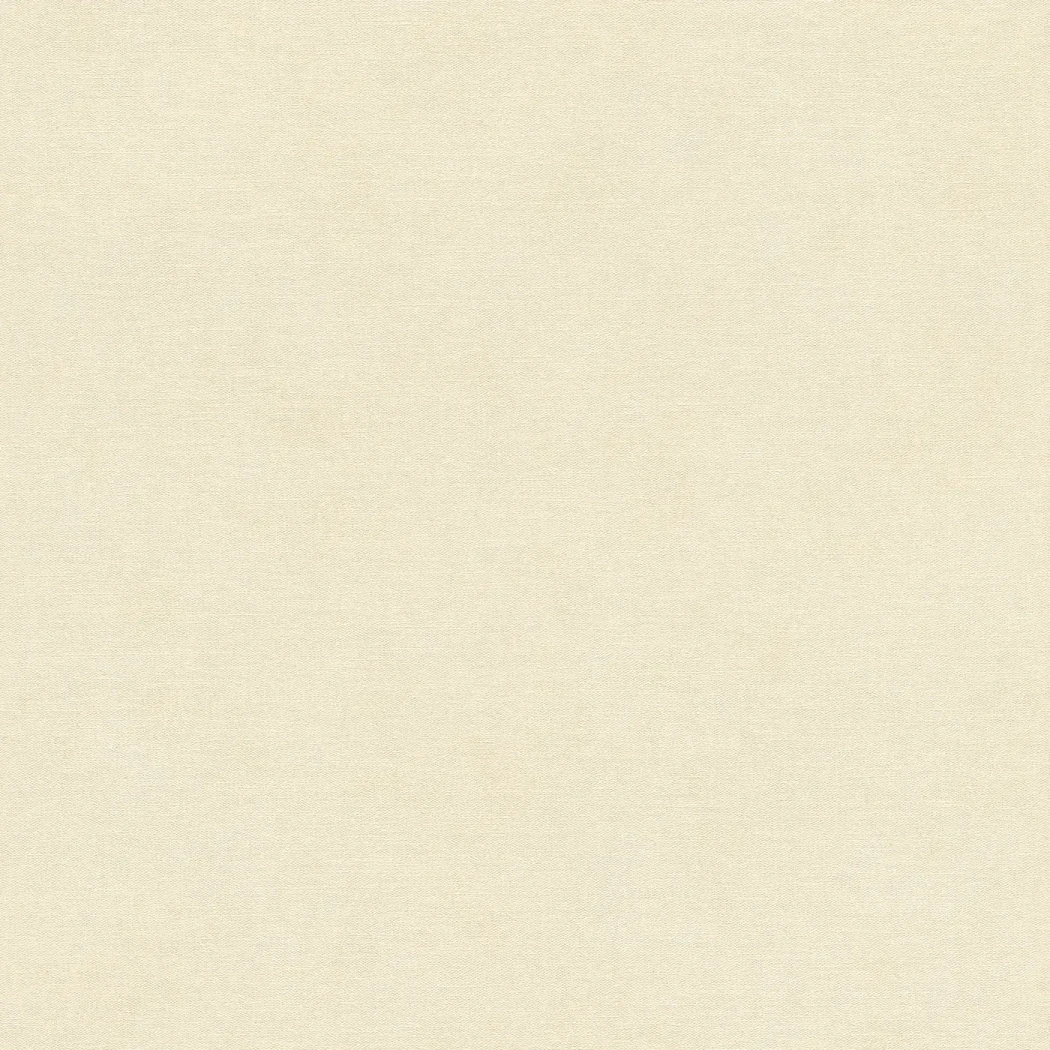Wallpaper Light Biscuit in plain warm ivory, canvas textured