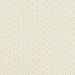 Wallpaper Maize, beige interlaced ogee pattern on a cream ground