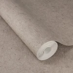 Wallpaper Tan Leather with a matt taupe brushed concrete effect