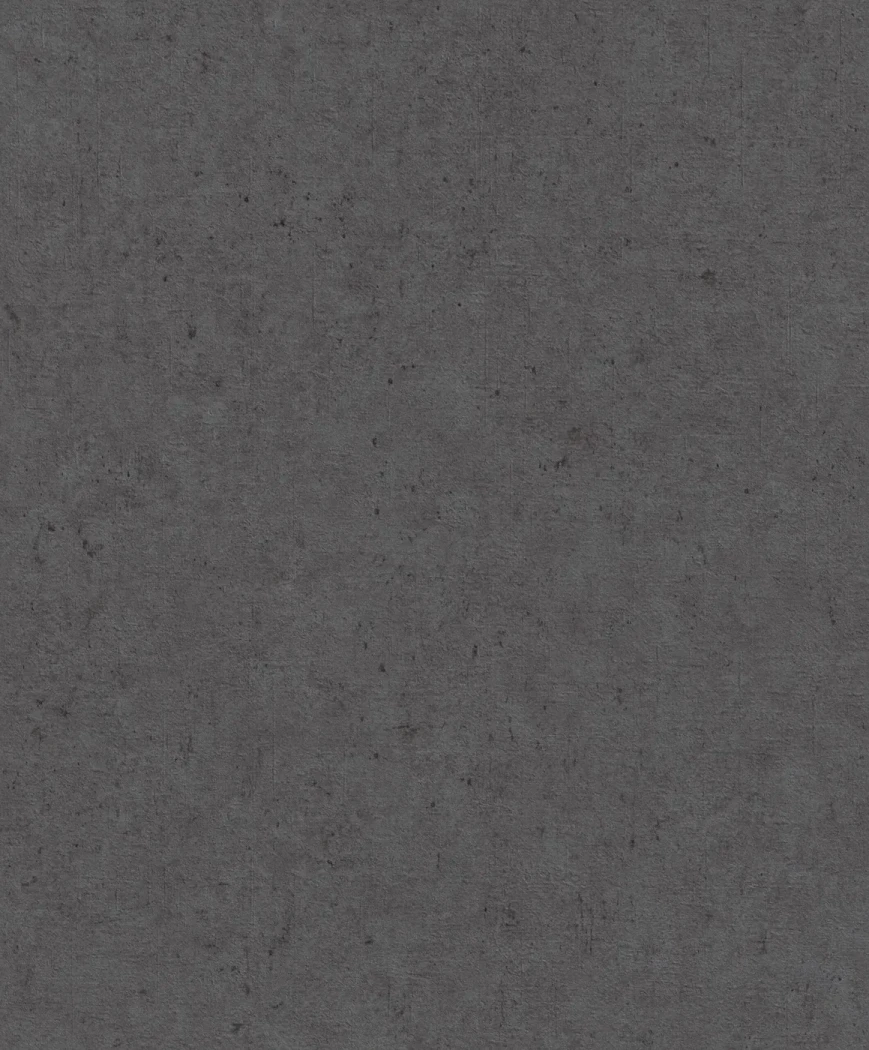 Wallpaper Zincwork, plain anthracite grey with a brushed concrete texture