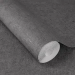 Wallpaper Zincwork, plain anthracite grey with a brushed concrete texture