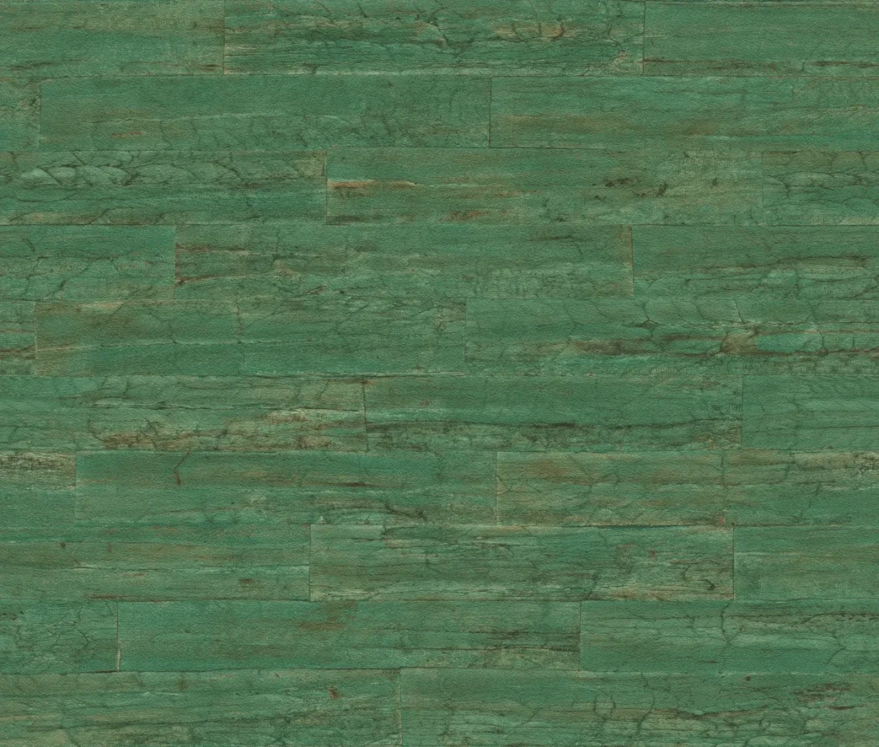 Wallpaper Eucalyptus with green stone panels and rust veining