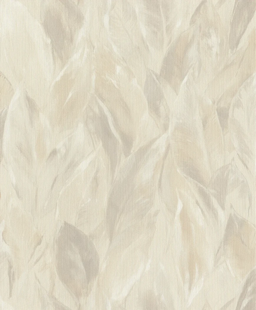 Wallpaper Frosted Chamois with feathered cream and taupe shapes