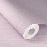 Wallpaper Blush, plain powder pink with fine vertical texture