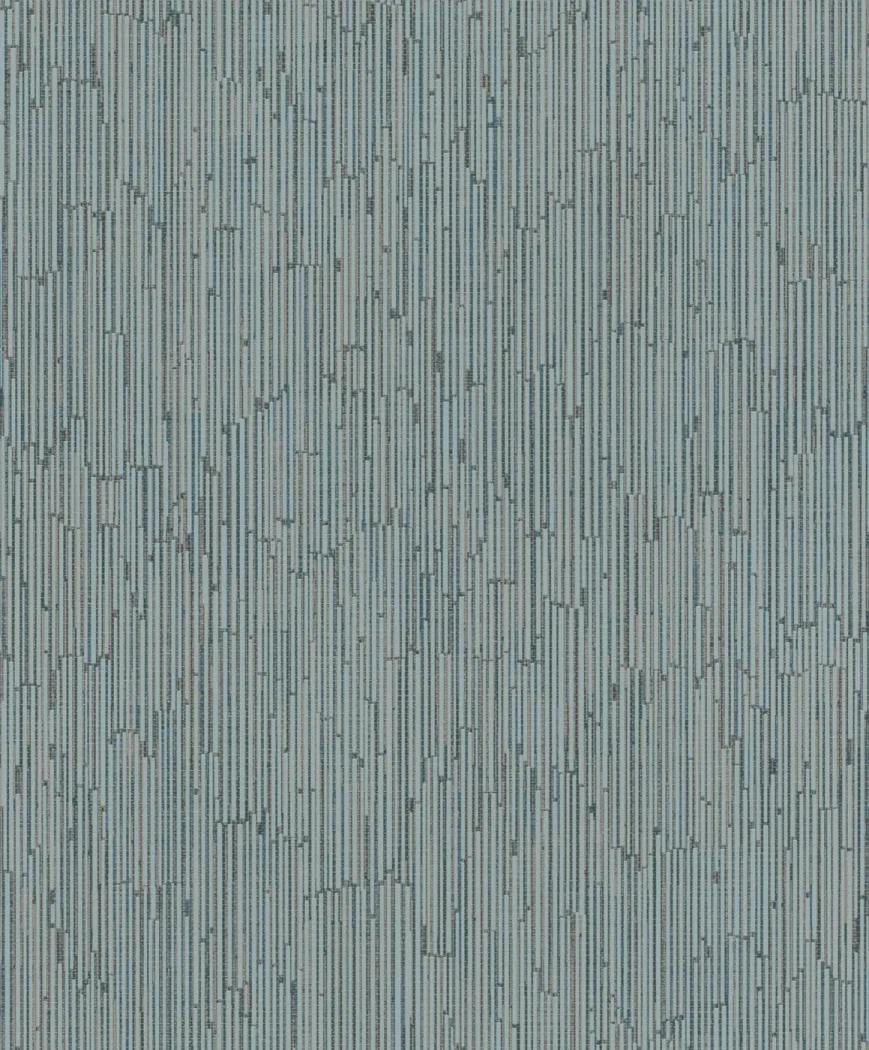 Wallpaper Soft Grey Millstone, fine blue-grey vertical woven stripes