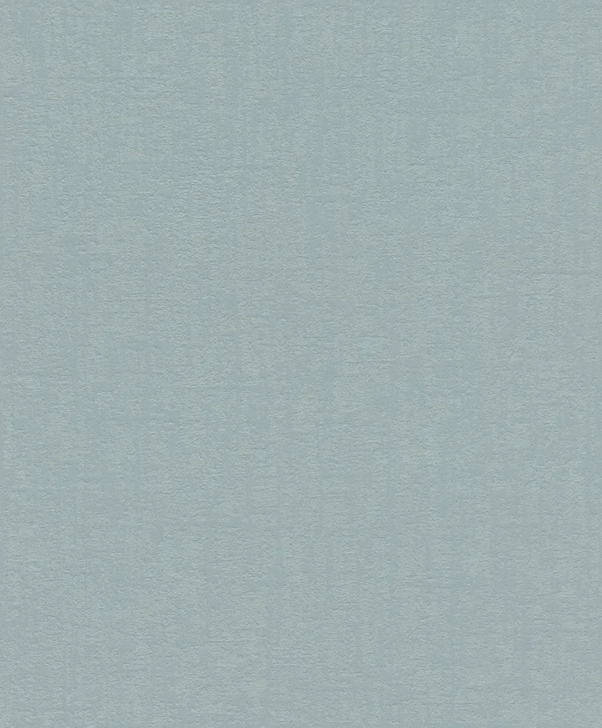 Wallpaper Abyss in plain blue-grey with a fine mottled grain