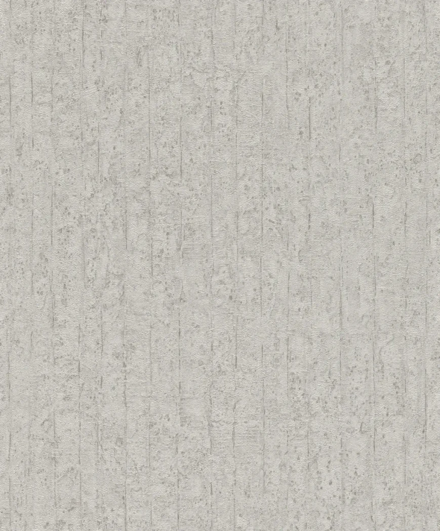 Wallpaper Veiled Mica in light grey with subtle vertical texture