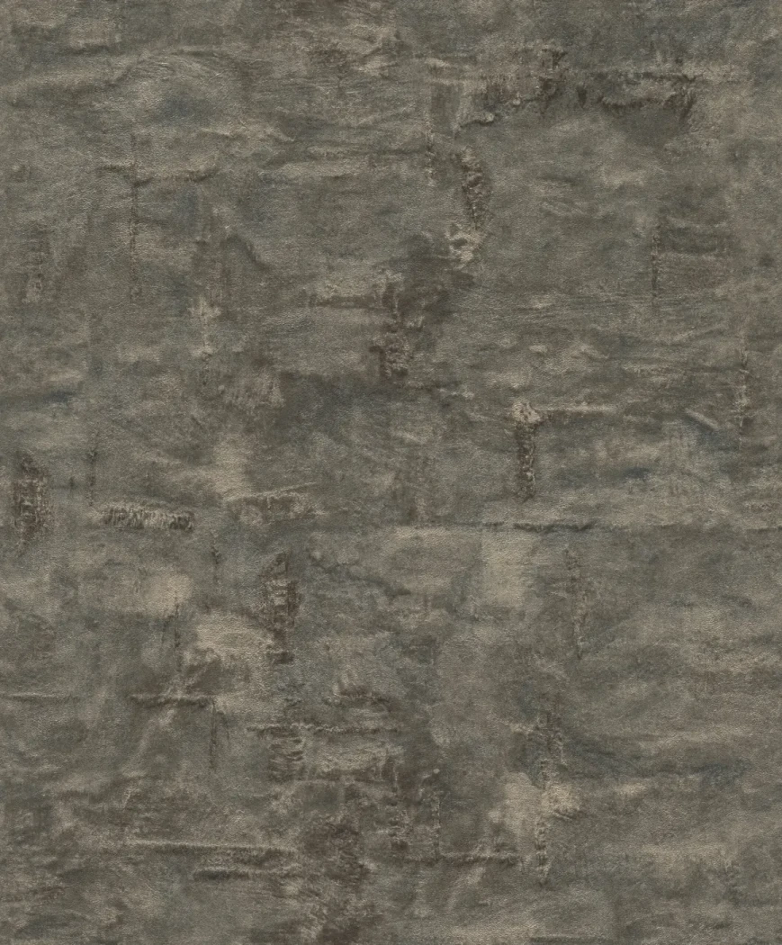 Wallpaper Misty Cumin, mottled grey and brown plaster effect