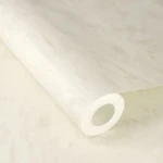 Wallpaper Light Hemp, plain cream with trowelled plaster texture