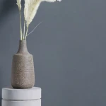 Wallpaper Periwinkle, plain slate blue with woven canvas texture