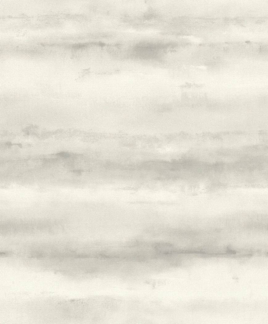 Wallpaper Veil with light grey cloud bands on off-white