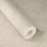 Wallpaper Veiled Rattan, pale beige cloudy plaster effect