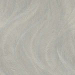Wallpaper Soft Smoke, grey textured feathers in sweeping waves