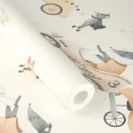 Wallpaper Soft Gravel, animals driving racing cars among stars