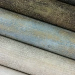 Wallpaper Frosted Wheat, plain cream finish with fine woven texture