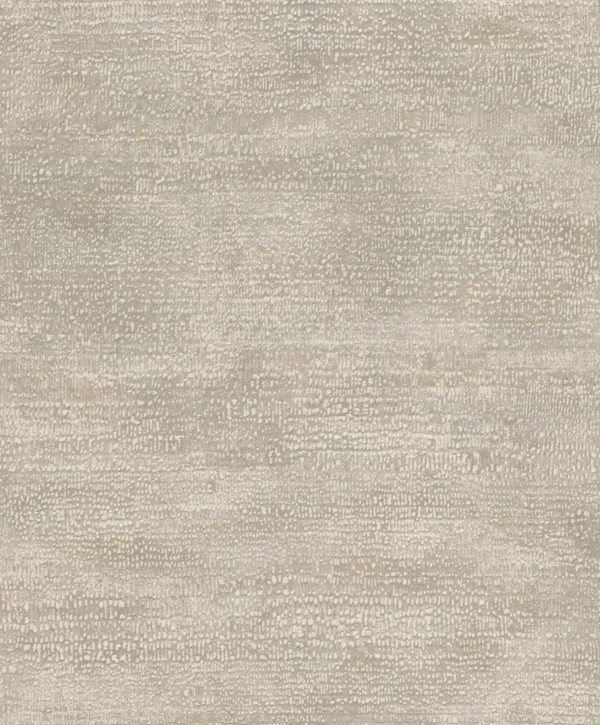 Wallpaper Veiled Heather, plain beige with a fine woven texture