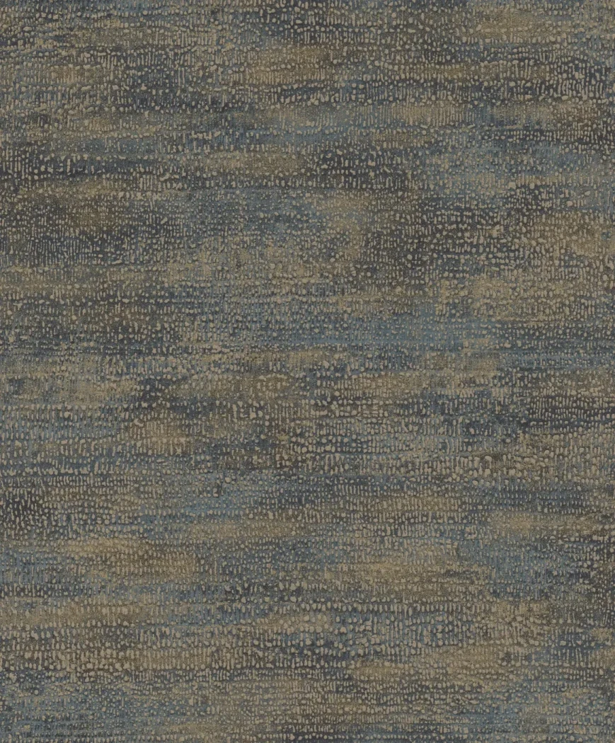 Wallpaper Ash Cloud, charcoal woven texture with bronze highlights