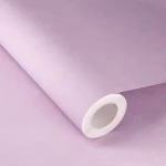Wallpaper Old Rose, plain dusty pink with fine canvas texture