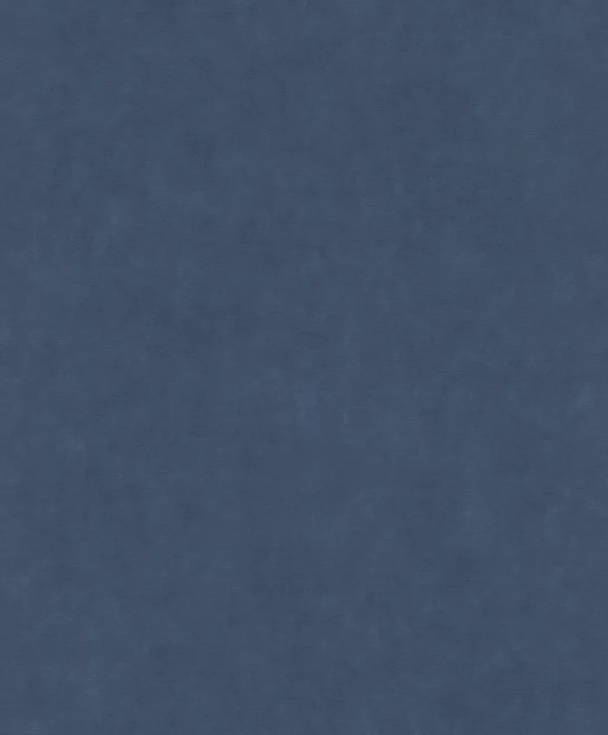 Wallpaper Blue Foam, plain deep blue with canvas texture