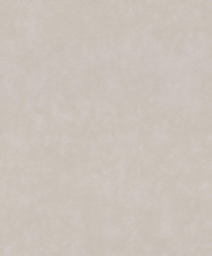 Wallpaper Veiled Pewter, plain light grey with fine canvas texture