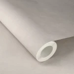 Wallpaper Veiled Pewter, plain light grey with fine canvas texture