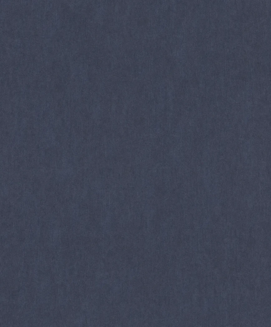 Wallpaper Denim, plain deep blue with a woven texture