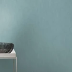 Wallpaper Azure, plain soft blue with fine woven texture