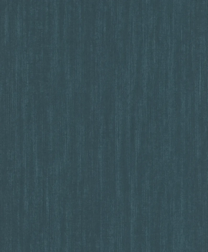 Wallpaper Deep Periwinkle, plain petrol blue with fine vertical striations