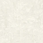 Wallpaper Pale Porcelain, tonal banana leaves and palms on ivory