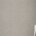 Wallpaper Soft Silica, taupe and silver grass pattern