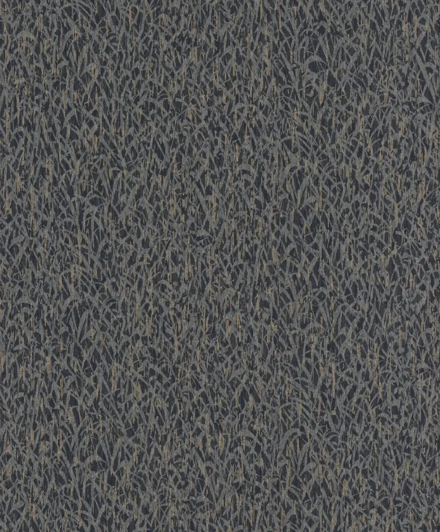 Wallpaper Ashen Dawn, grey and gold streaks on black