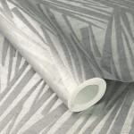 Wallpaper Soft Concrete, angular grey metallic shard pattern