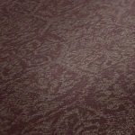 Wallpaper Cinnabar, golden taupe diamond medallions on burgundy