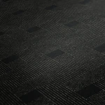 Wallpaper Deep Zinc, charcoal grey woven diamond lattice