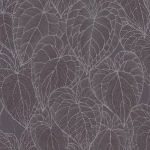 Wallpaper Prairie, deep green moiré on a living room wall