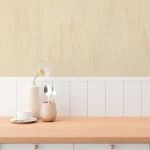 Wallpaper Pale Sourdough, faint grasses on warm cream