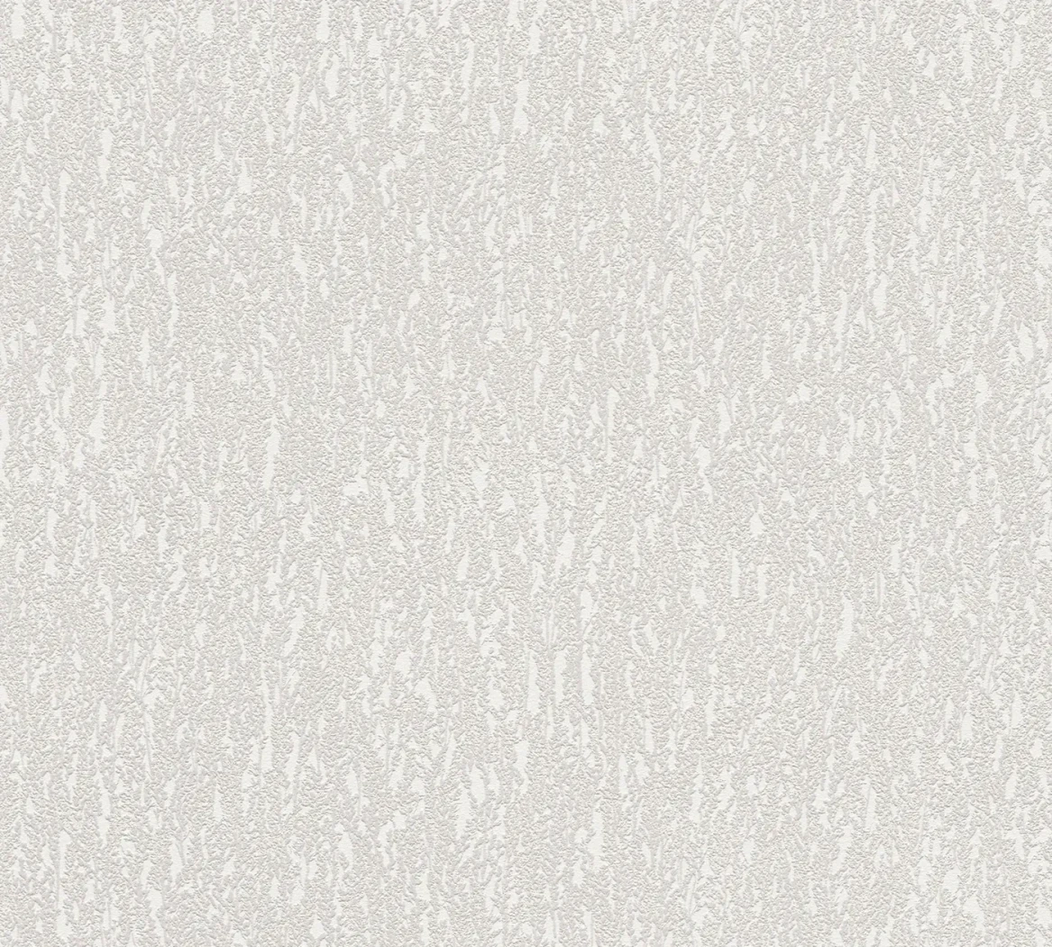 Wallpaper Light Shower, vertical white grain texture on off-white